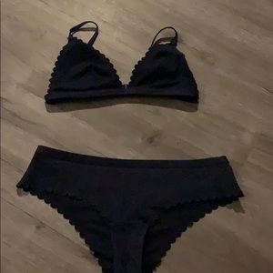 Navy Blue Bathing Suit ser